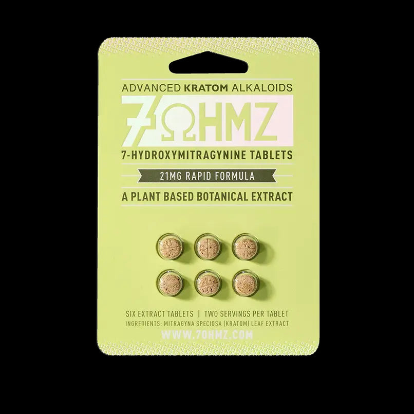 Ultra-potent 7OHMZ Kratom Extract Tablets