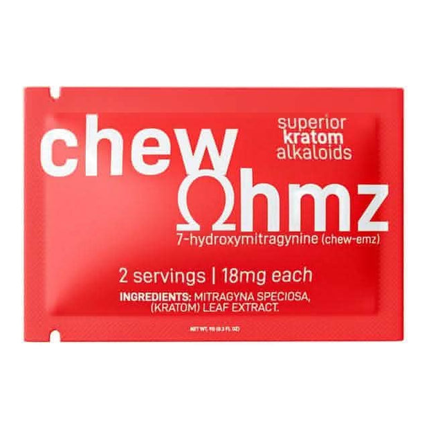 Close-up of Chew Ohmz 7-Hydroxymitragynine Gummy showcasing flavor and texture