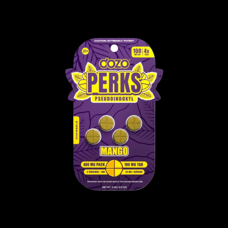 Dozo Perks Pseudo (4ct) 100MG - Mango