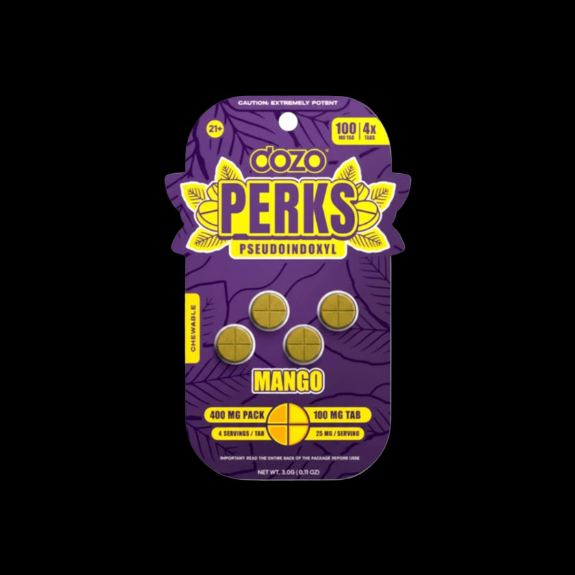 Dozo Perks Pseudo (4ct) 100MG - Mango