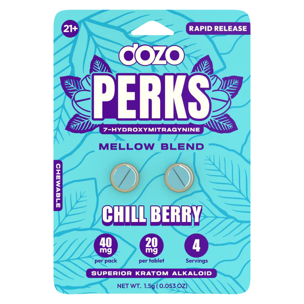 Dozo Perks Chill Berry 40 mg per pack