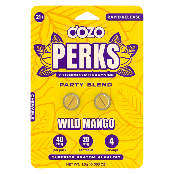 Dozo Perks Wild Mango 40 mg per pack