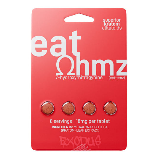 Eat Ohmz 7-Hydroxymitragynine Kratom Tablets – 4 Pack