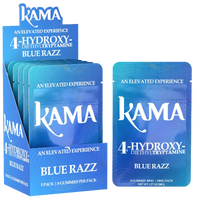 KAMA 4OH GUMMIES 8CT 10MG ECH - BLUE RAZZ