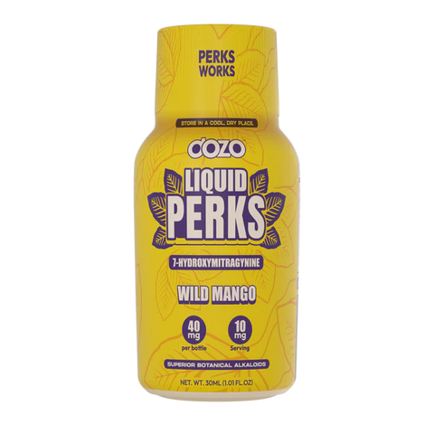 Dozo Perks Liquid Wild Mango - Premium Kratom Extract for enhanced focus and energy