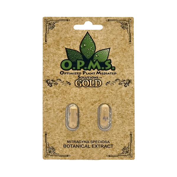 OPMS Gold 2-Pack Kratom Capsules