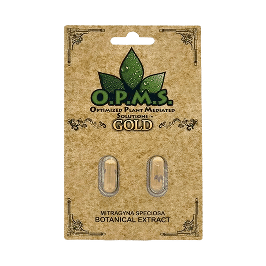 OPMS Gold 2-Pack Kratom Capsules