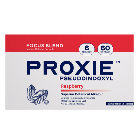 Proxie Focus Blend Raspberry Bottle with bright tangy flavor