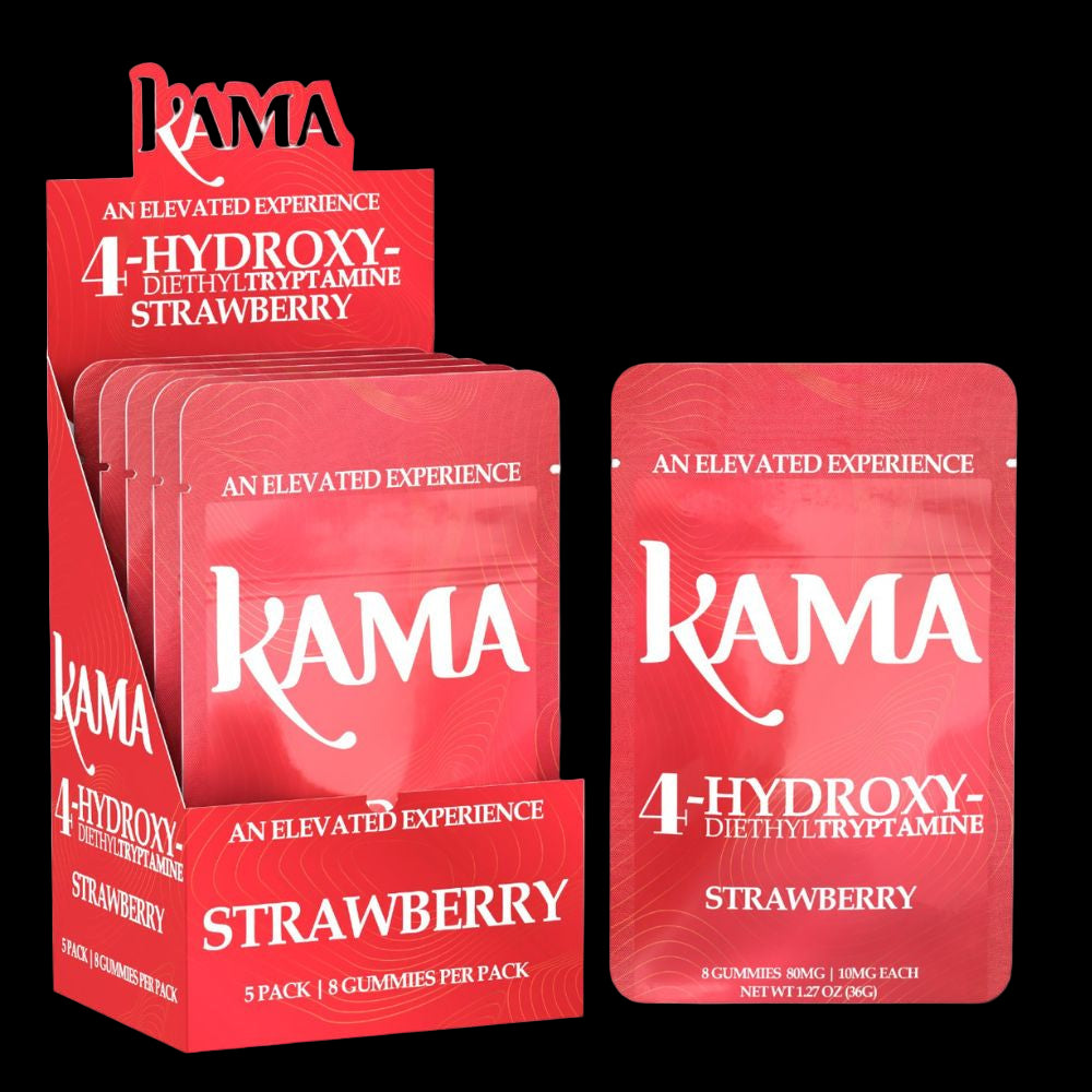 KAMA 4OH Strawberry Gummies - 8 count pack, 10mg each