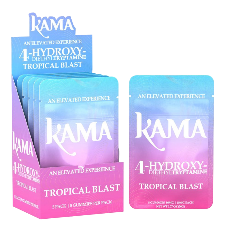 KAMA 4OH Tropical Blast Gummies - 8 Count, 10mg each