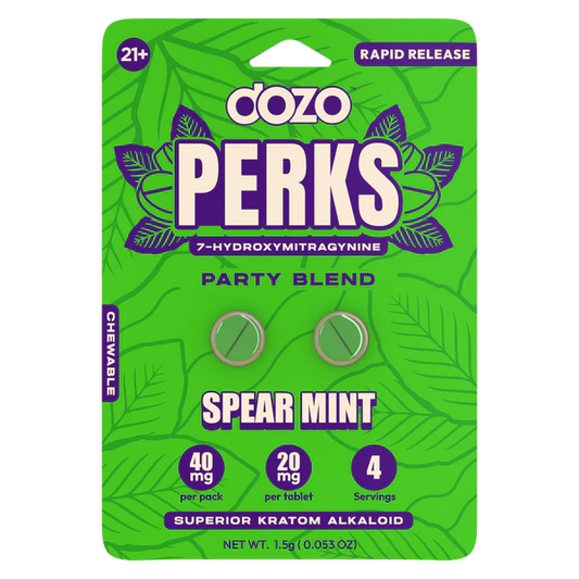 Dozo Perks Spear Mint 40 mg per pack