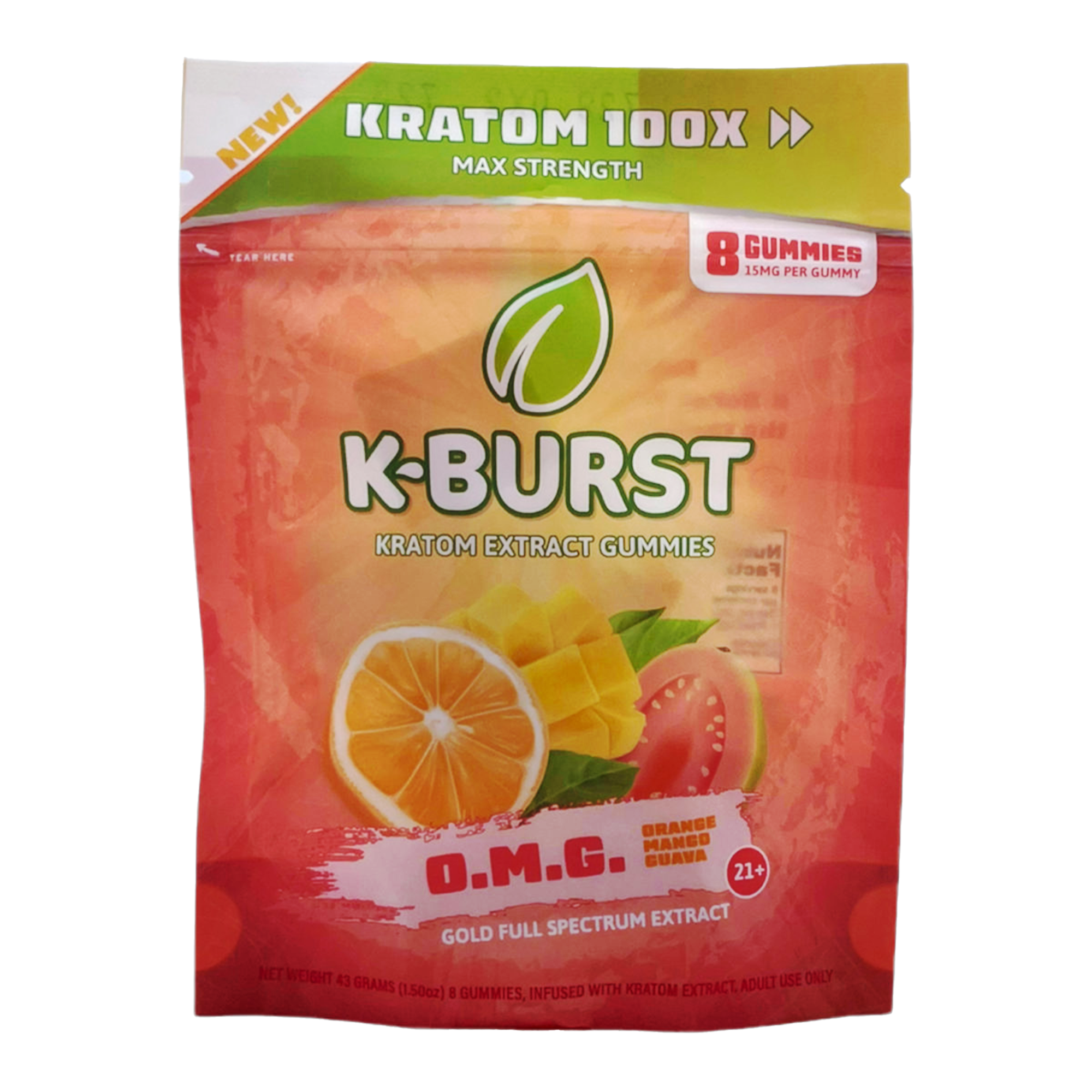 K burst Kratom O.M.G 15mg